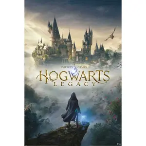 Pack of 5 posters Pyramid Hogwarts Legacy Hogwarts Wizarding World Universe image-0