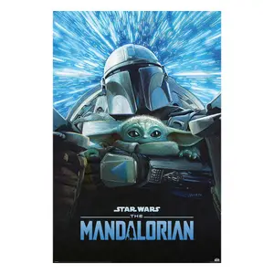 Set of 4 posters Pyramid Star Wars: The Mandalorian Lightspeed image-0