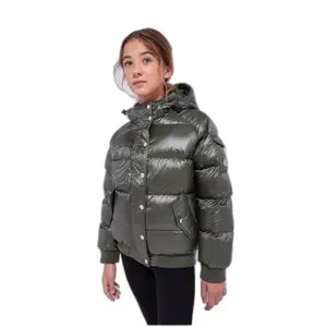 Mädchen-Daunenjacke Pyrenex Aviator Shiny image-1