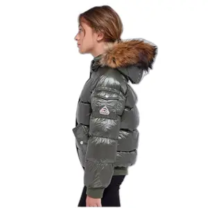 Mädchen-Daunenjacke Pyrenex Aviator Shiny image-3