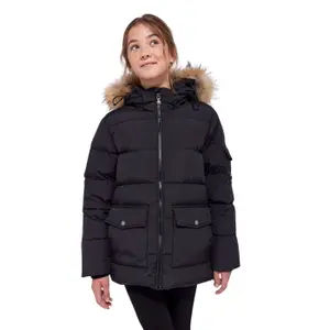 Down jacket with fur Pyrenex Authentic Smooth image-0