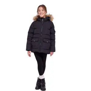 Down jacket with fur Pyrenex Authentic Smooth image-1