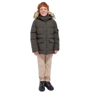 Down jacket with fur Pyrenex Authentic Smooth image-0