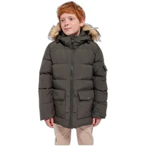 Down jacket with fur Pyrenex Authentic Smooth image-1