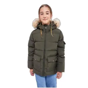 Down jacket with fur Pyrenex Authentic Smooth image-2