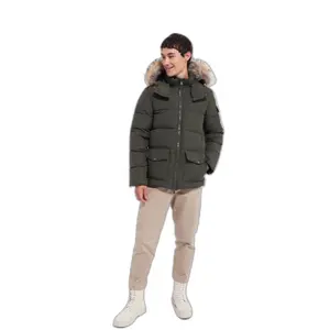 Doudoune avec fourrure Pyrenex Authentic Mini Ripstop image-0