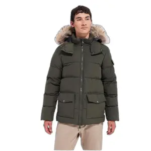 Doudoune avec fourrure Pyrenex Authentic Mini Ripstop image-1