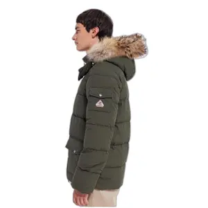 Doudoune avec fourrure Pyrenex Authentic Mini Ripstop image-3