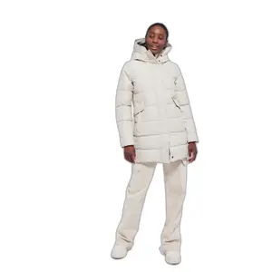 Lange Daunenjacke Frau Pyrenex Phenix image-0