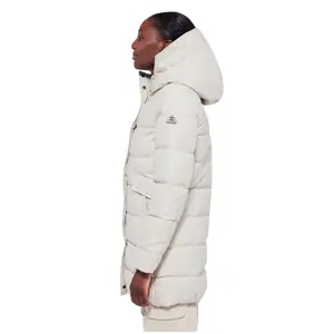 Lange Daunenjacke Frau Pyrenex Phenix image-2