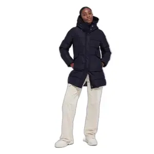 Lange Daunenjacke Frau Pyrenex Phenix image-1