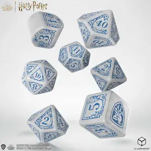 Pack of 7 dice Q WORKSHOP Harry Potter Ravenclaw Modern Dice image-0