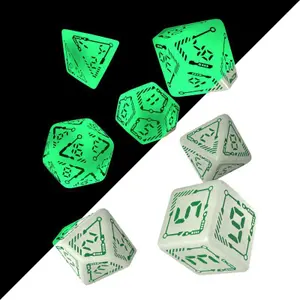 Set of 7 light-up dice - challenge the darkness Q WORKSHOP Digital image-0