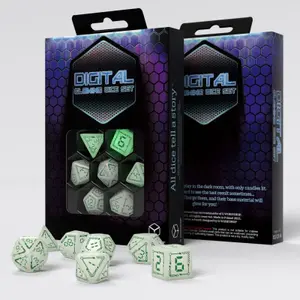 Set of 7 light-up dice - challenge the darkness Q WORKSHOP Digital image-1