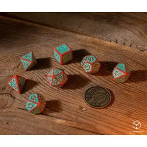 Pack of 7 dice Q WORKSHOP The Witcher Triss Merigold The Fearless image-1