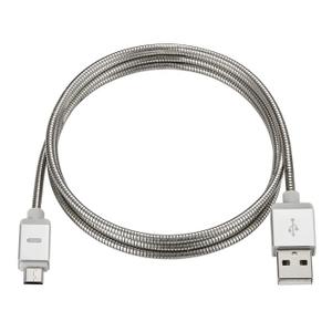 Câble micro-USB renforce métallisé QDOS