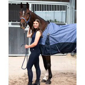 Halter and lead rope set for horse QHP image-3