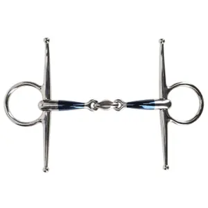 Double-jointed needle bit for horse QHP