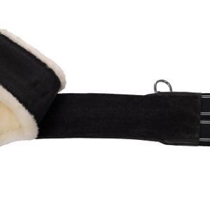 Riding bib strap with detachable fur QHP image-3