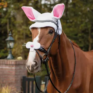 Easter bunny ear hat for horse QHP image-1