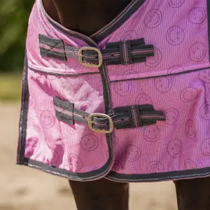 Chemise anti-mouches pour cheval encolure et bonnet QHP image-3