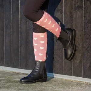 Riding socks woman QHP Fluffy image-3
