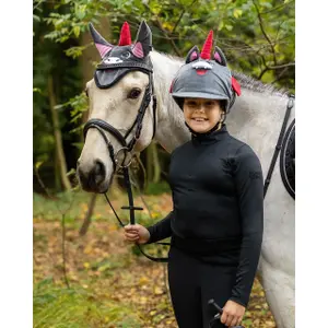 Toque for riding helmet QHP Halloween image-2