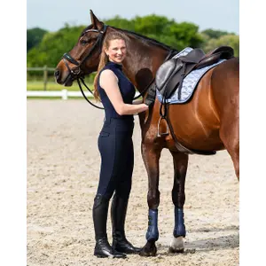 Damskie spodnie jeździeckie o pełnej przyczepności QHP Aubree image-2