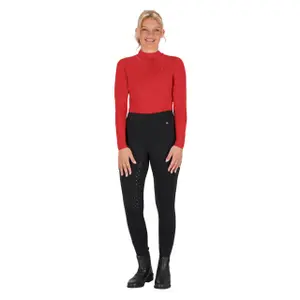 Full grip riding leggings QHP Oakleigh image-2
