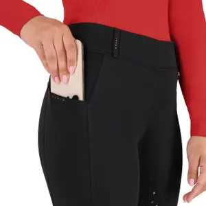Full grip riding leggings QHP Oakleigh image-3