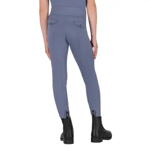 Girls' mid grip riding leggings QHP Aubree image-1