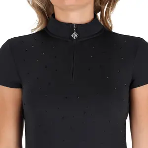 Women's riding polo shirt QHP Oakleigh image-2