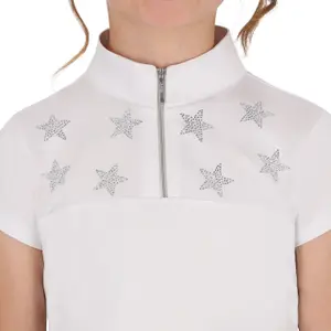 Turnier-Poloshirt Mädchen QHP Jipp image-3