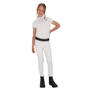 Turnier-Poloshirt Mädchen QHP Jipp image-1