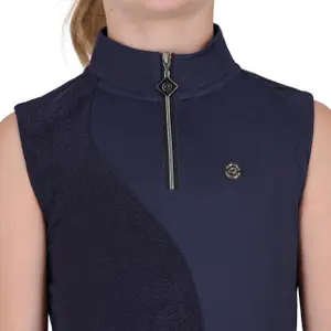 Reit-Poloshirt für Mädchen QHP Aubree image-4
