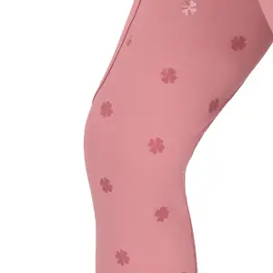 Girls' full grip riding leggings QHP Lucky Start image-6
