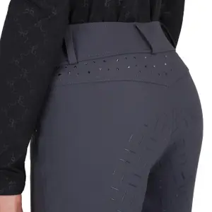 Full grip riding Trousers for girls QHP Livora image-3