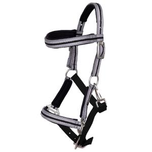 1164-zw-halster-for-fol-med-pannband-qhp-svart