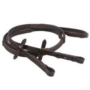 2182-br-renes-pour-cheval-caoutchouc-doux-avec-stops-qhp-marron