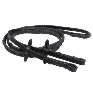 2182-zw-renes-pour-cheval-caoutchouc-doux-avec-stops-qhp-noir