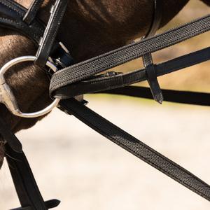 Riendas alemanas antideslizantes QHP Basic Pro image-2