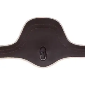 Riding bib strap with detachable fur QHP image-2