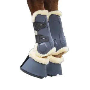 Guêtres pour cheval ouvertes QHP Sensisoft image-1