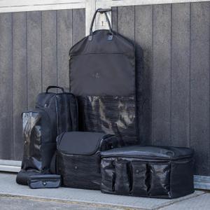 Rijlaarzen en klaphoofddeksel tas QHP Croco image-2