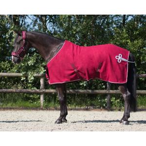 6014-bozi-couverture-polaire-qhp-ornament-bordeaux-argent