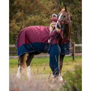 Waterproof fleece blanket  QHP collection Cherry 50gr image-1