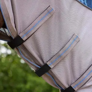 Koszulka przeciw muchom z osłoną na szyję dla konia QHP image-1