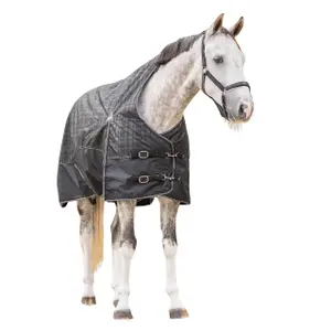 Couverture d'extérieur pour cheval demi-cou QHP 1200D 150g image-1