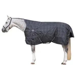 Couverture d'extérieur pour cheval demi-cou QHP 1200D 150g image-0