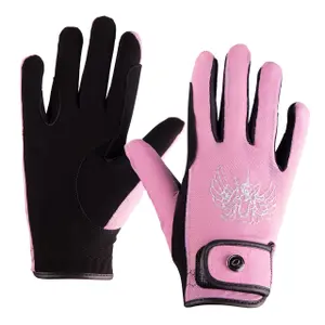 Girl's riding gloves QHP Veerle image-0